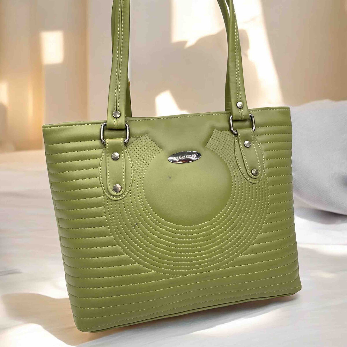Neon Leatherette handbag