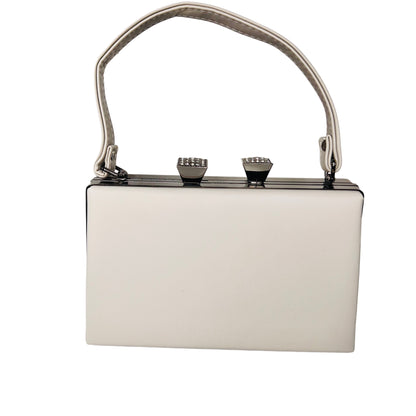 Off-white 3D lotus flower printed hand bag