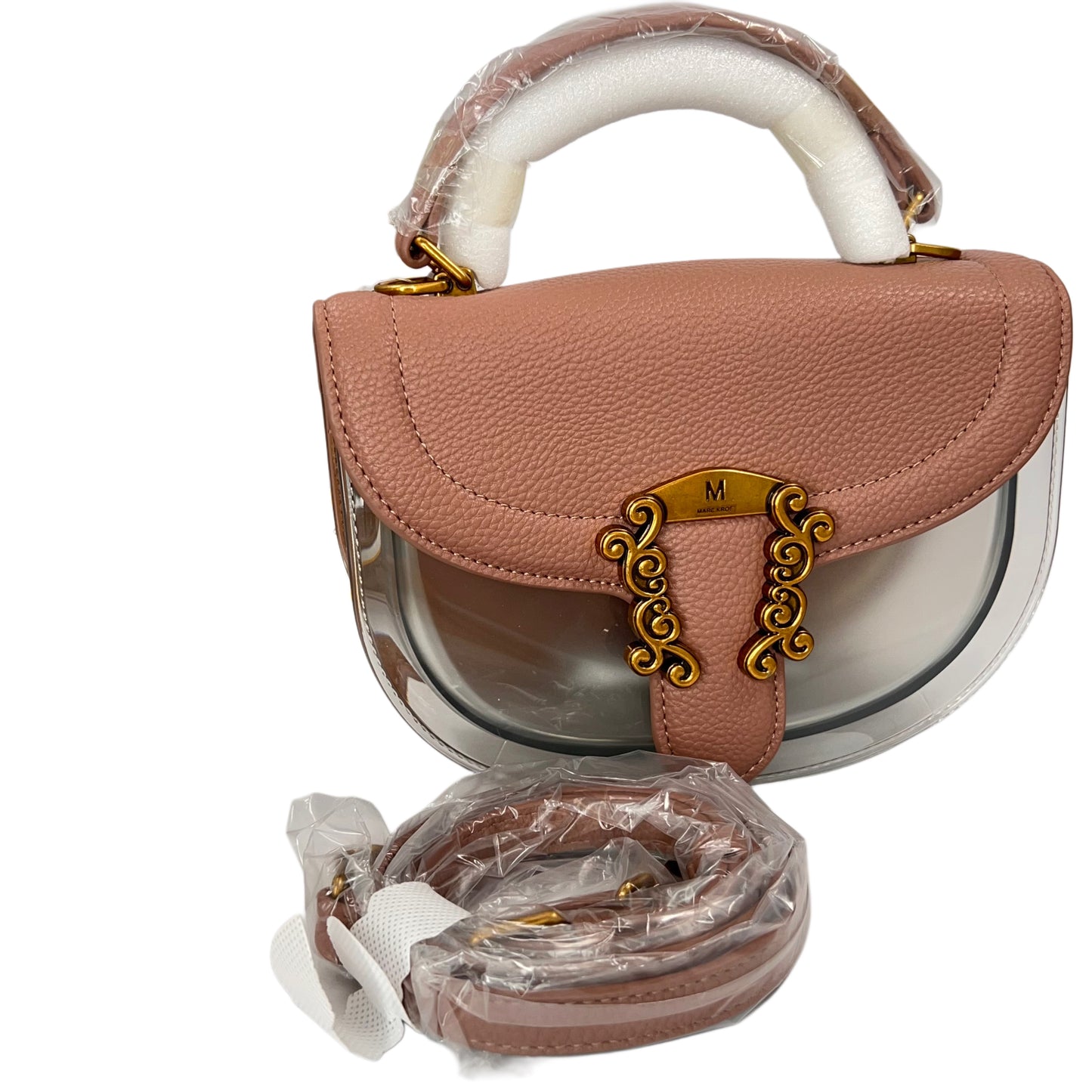 Transparent Clutch with handle