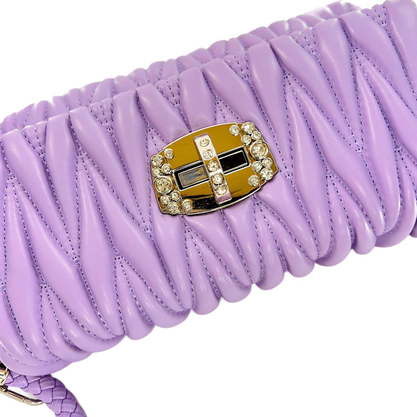 Exclusive Quilt handbag with 2 slings
