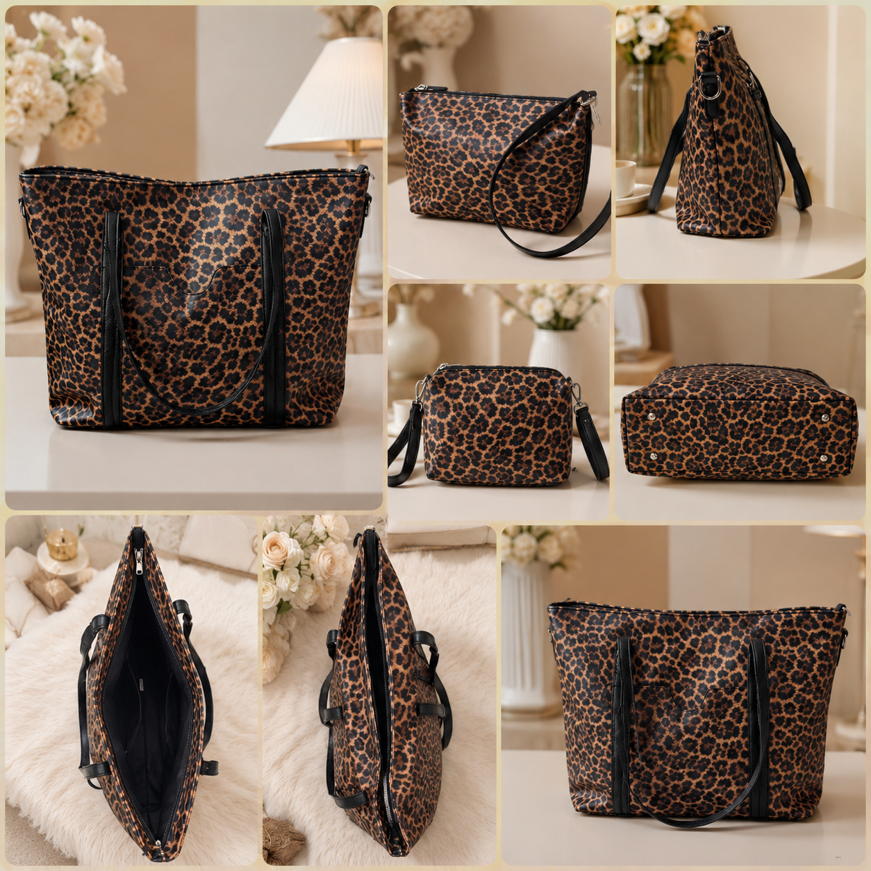 Leopard Print NB Tote Bag