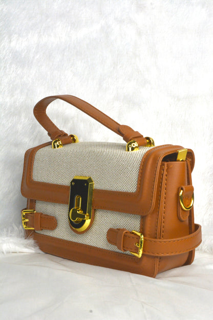 Both sided belted sling bag