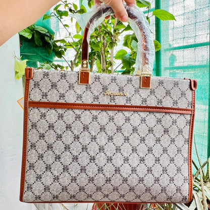 Coorporate bag white and brown
