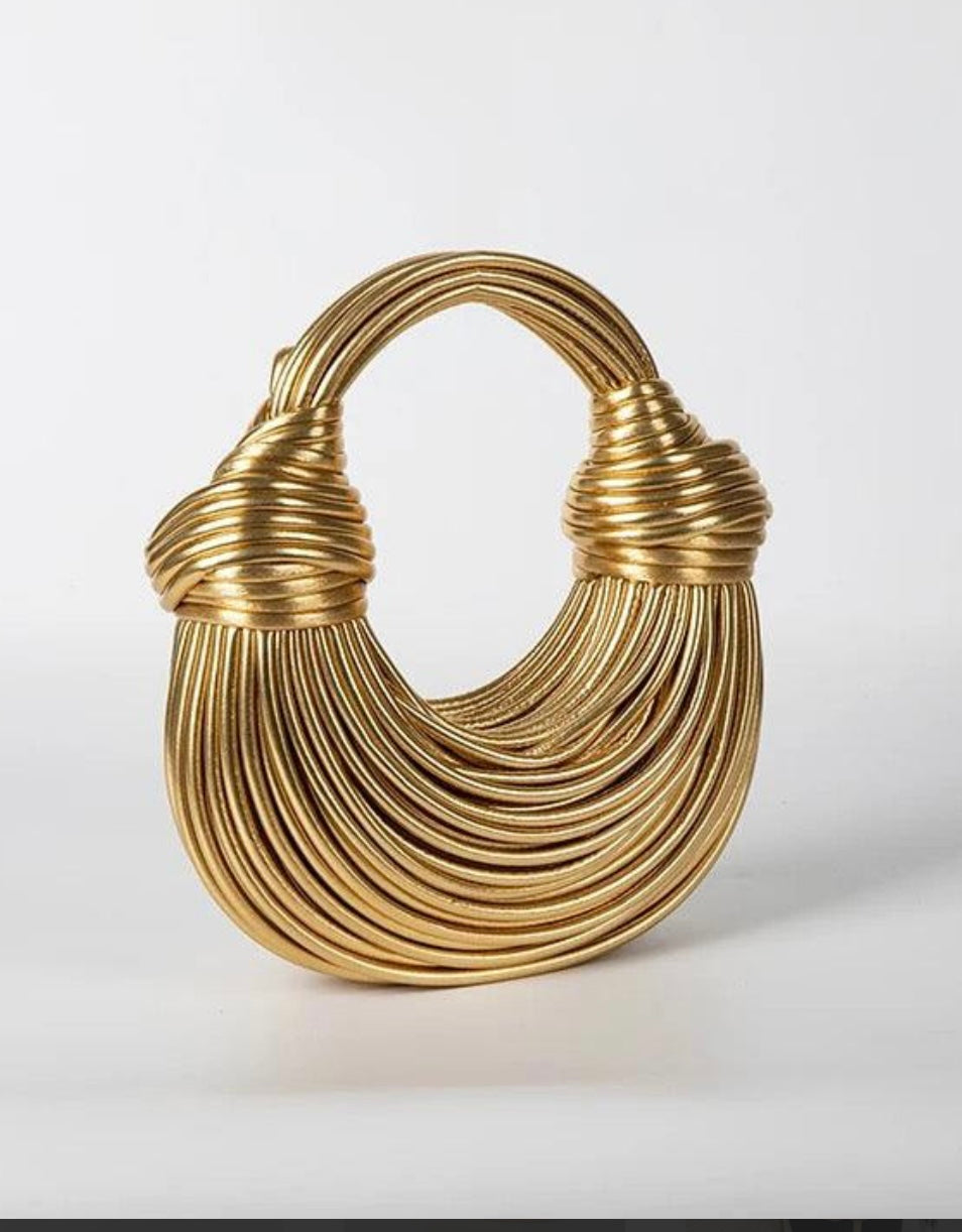 Spiral Leather Bag