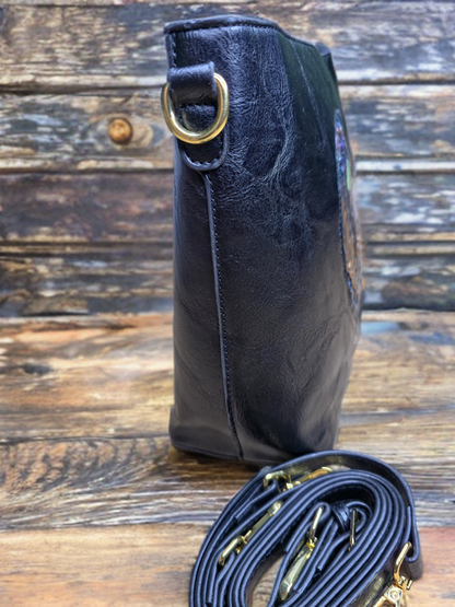 Elephant top zip handbag
