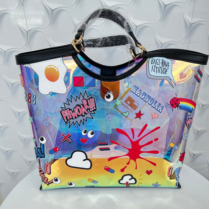 Funky Holographic Totebag