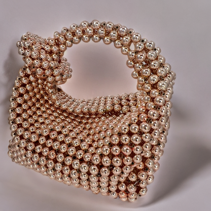 Designer Swag pearl hobo bag