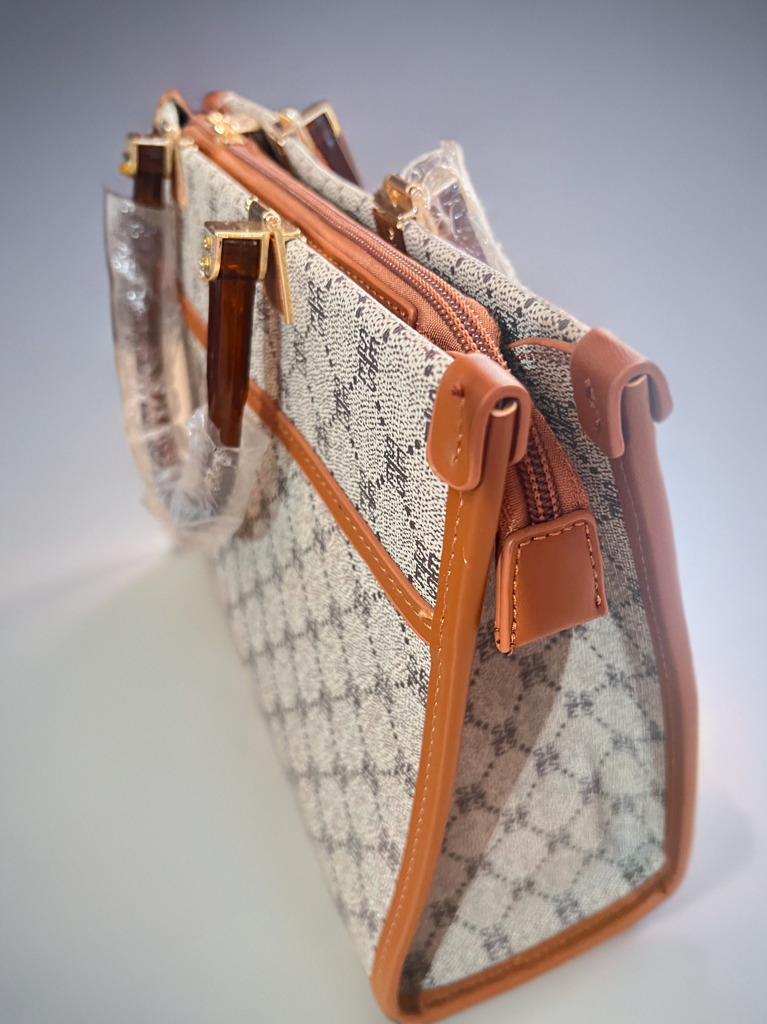 Coorporate bag white and brown