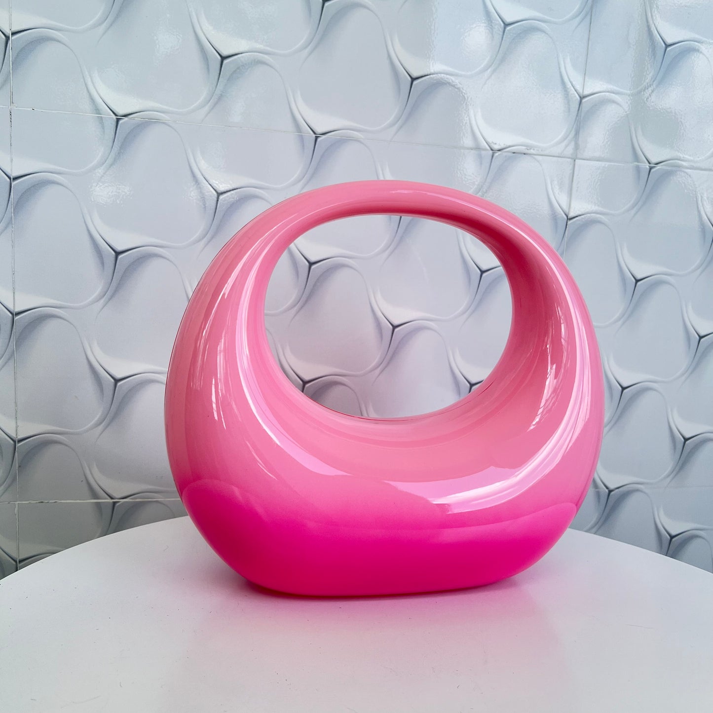 Pink matte Lunar Clutch