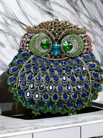 Crystal clutch - Owl face