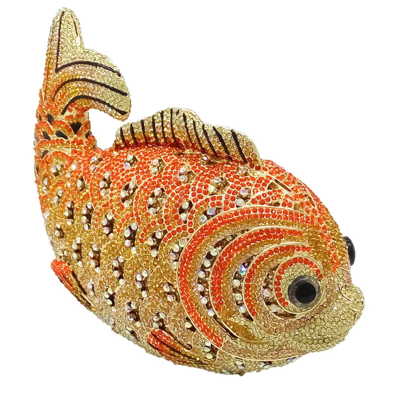Crystal clutch - fish