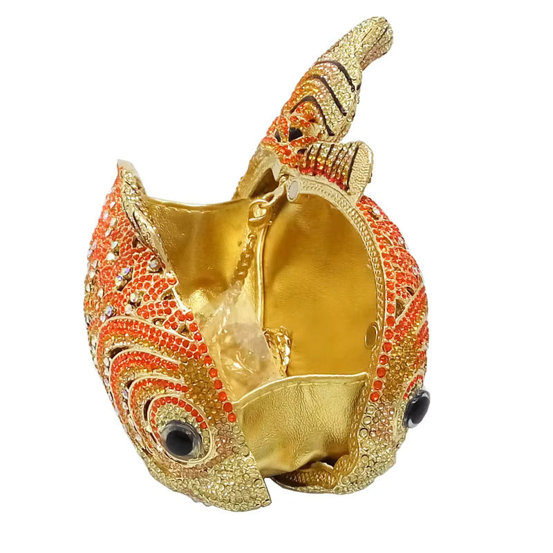 Crystal clutch - fish