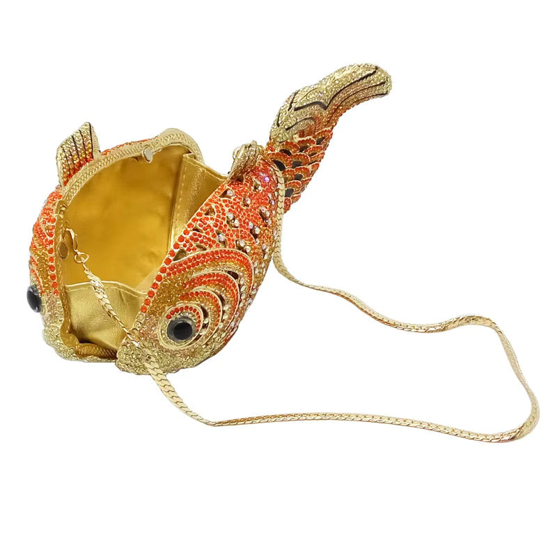 Crystal clutch - fish