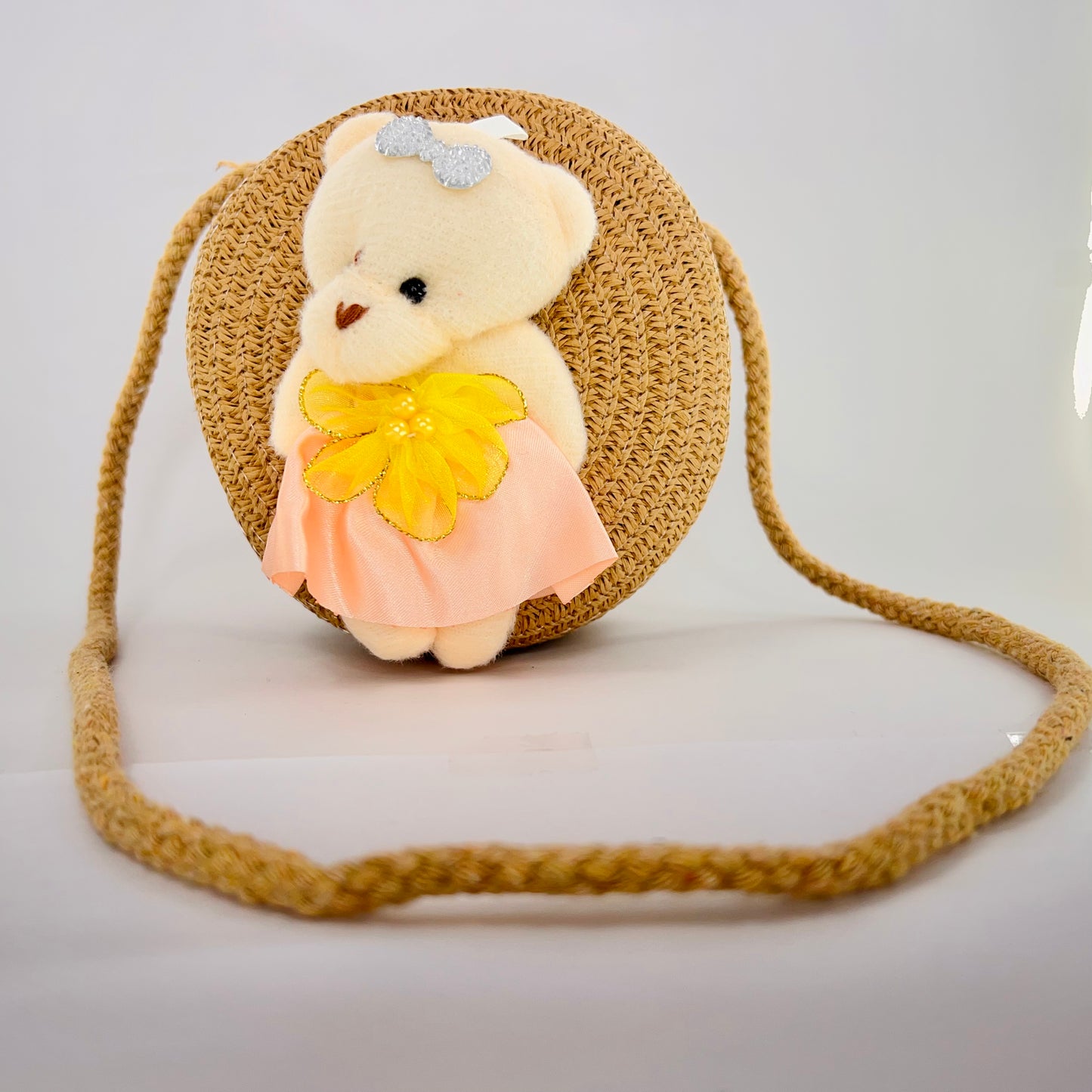 Jute kids bag teddy
