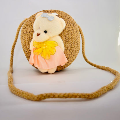 Jute kids bag teddy
