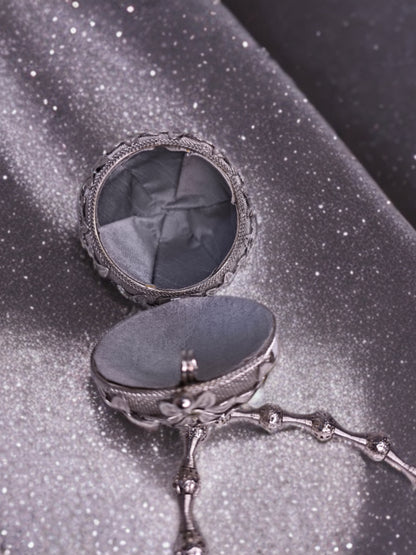 Small sized silver Noor Potli round