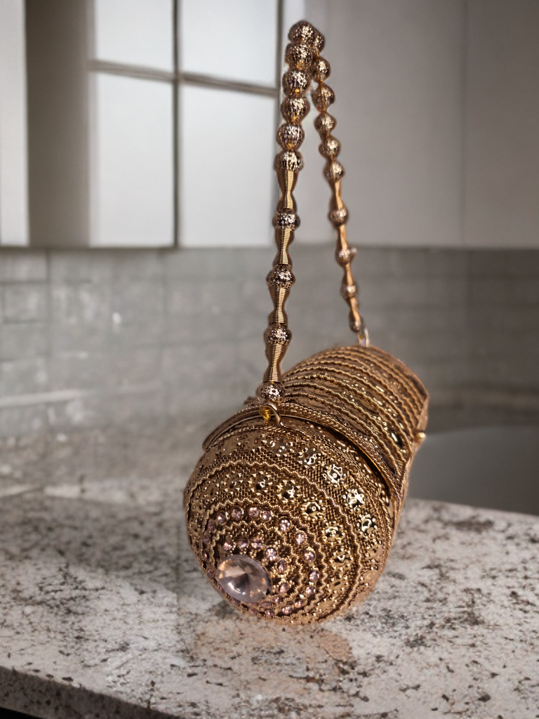Oval shaped Noor clutch - design 1
